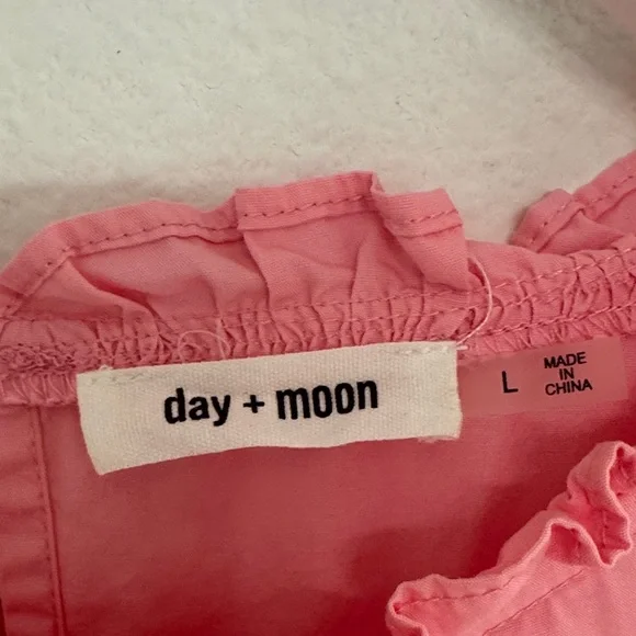 Pink Ruffled Mini Dress - Picture 2 of 5